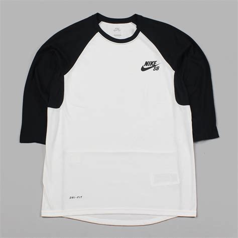 nike sb dri fitraglan schwarz weiß shirt|Nike Standard Fit Shirts .